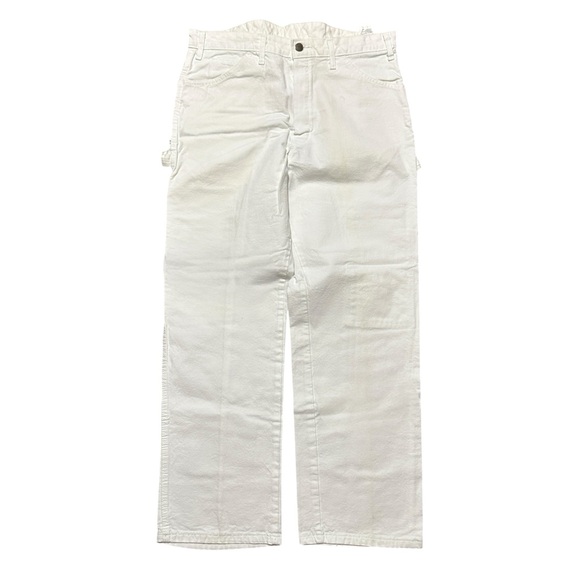 Vintage Y2K Dickies X Sherwin Williams White Workers Paint Pants Size 34x30 - Picture 1 of 8